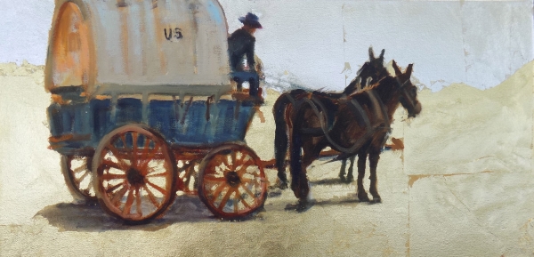 US Army Wagon by Susan Bell