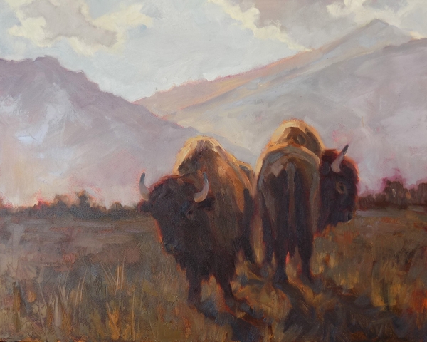 Yellowstone Bulls by Susan Bell