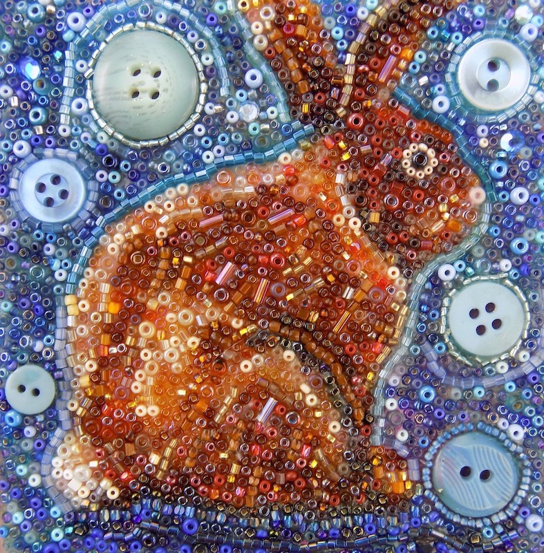Red Bunny by Susan Bell