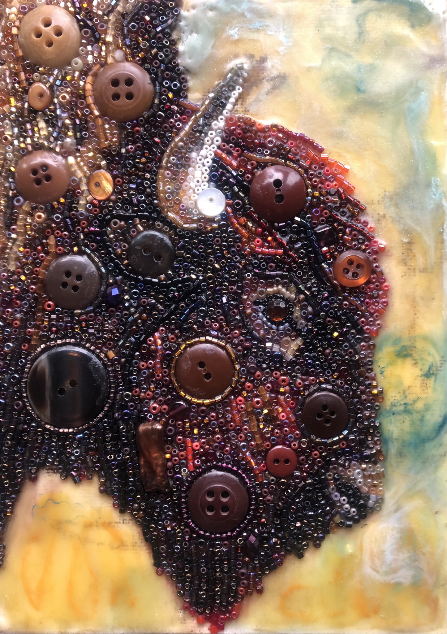 Button Bison by Susan Bell