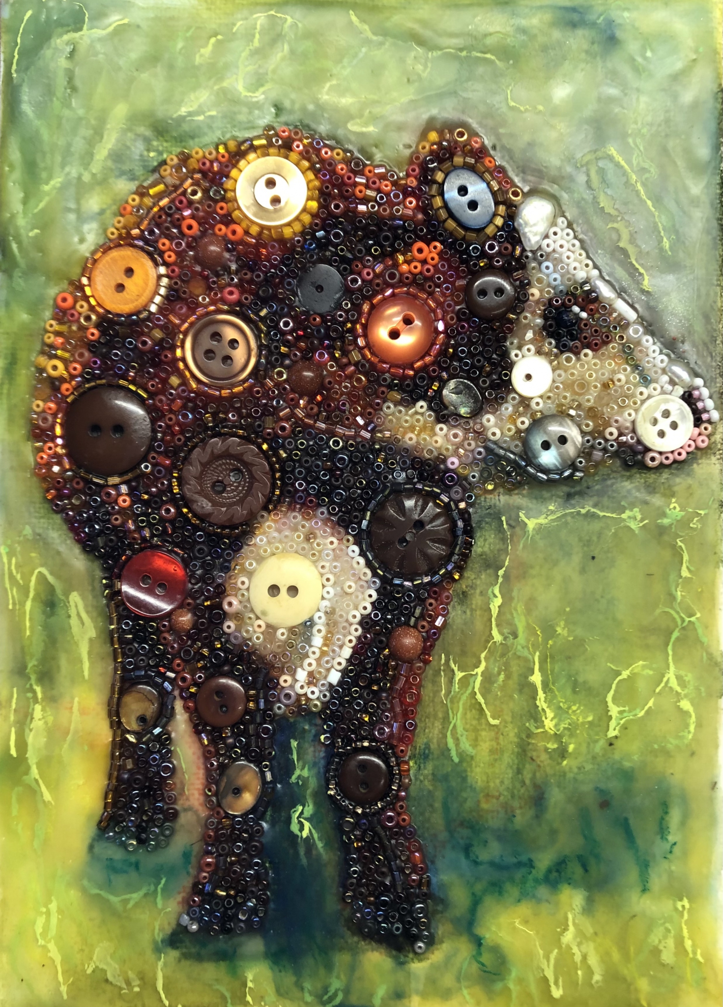 Hereford Heifer by Susan Bell