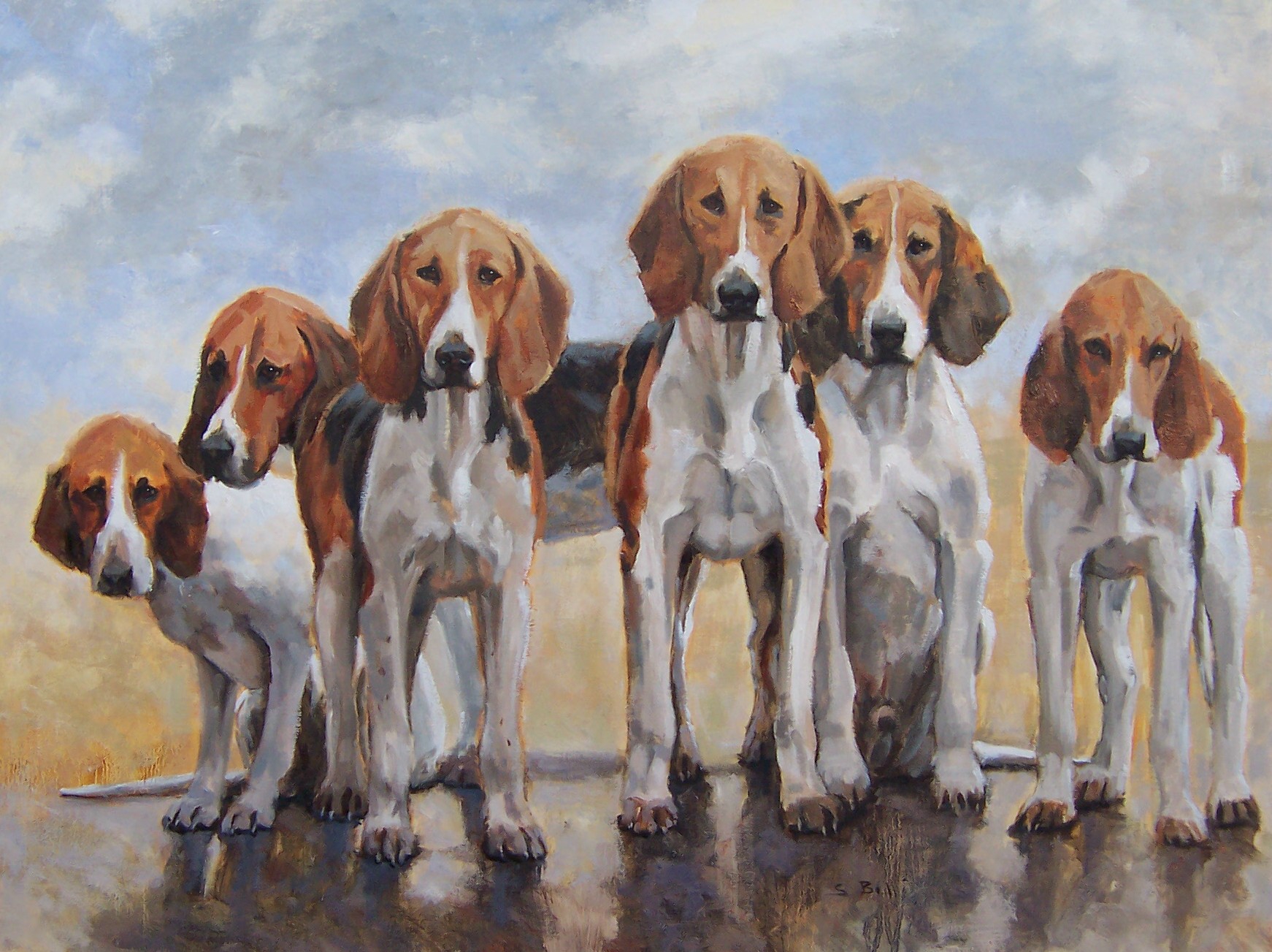 Six pack by Susan Bell