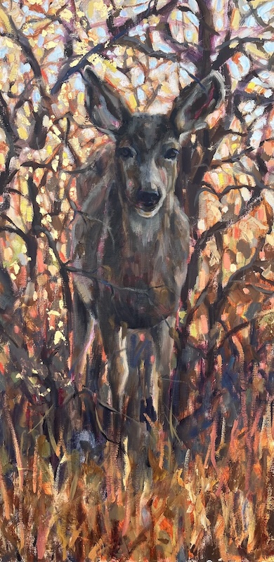 Doe in Oak by Susan Bell