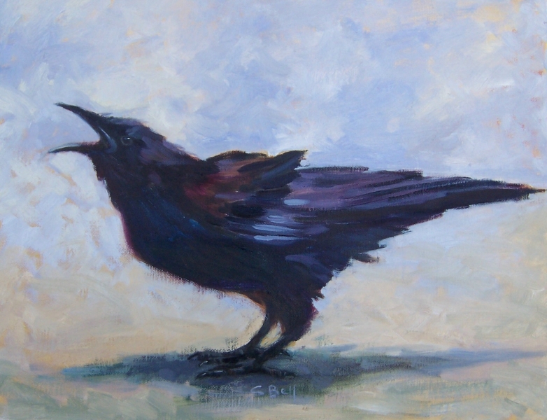 Laughing Raven by Susan Bell