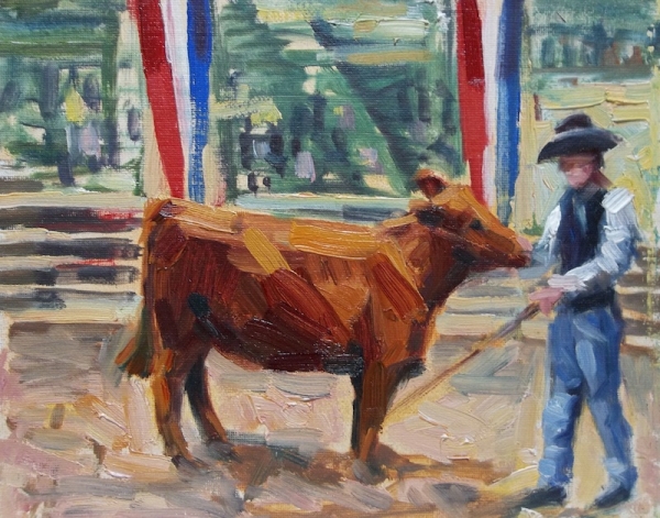 Red Angus Show by Susan Bell
