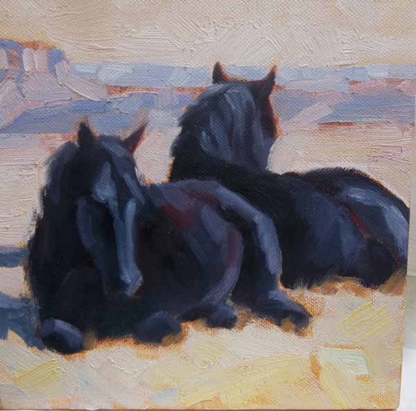 Back to Back by Susan Bell | Horses | 30